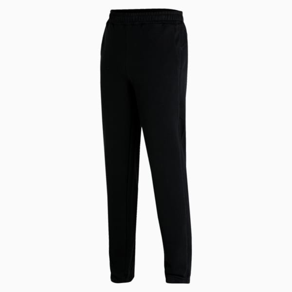 Men's Regular Fit Knitted Pants, Puma Black, extralarge-IND