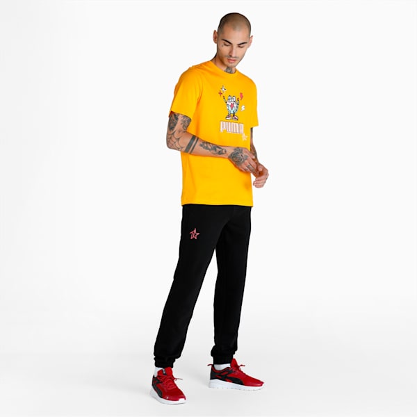 Men's Regular Fit Knitted Pants, Puma Black, extralarge-IND