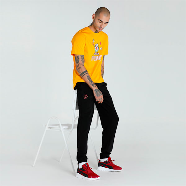 Men's Regular Fit Knitted Pants, Puma Black, extralarge-IND