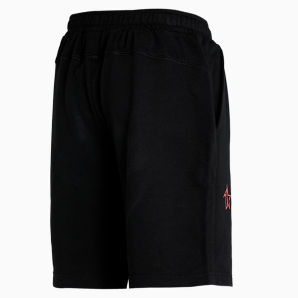 Men's Regular Fit Knitted Shorts, Puma Black, extralarge-IND