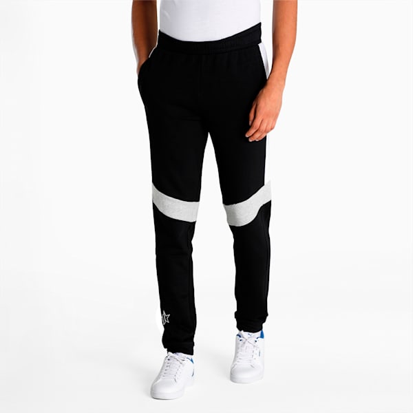 Men's Colorblock Pants, Puma Black, extralarge-IND