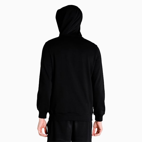 Full-Zip Men's Regular Fit Hoodie, Puma Black, extralarge-IND