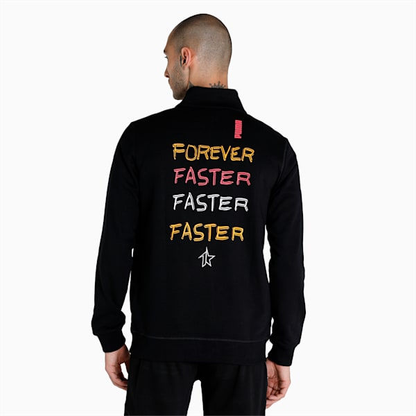 Full-Zip Men's Regular Fit Jacket, Puma Black, extralarge-IND