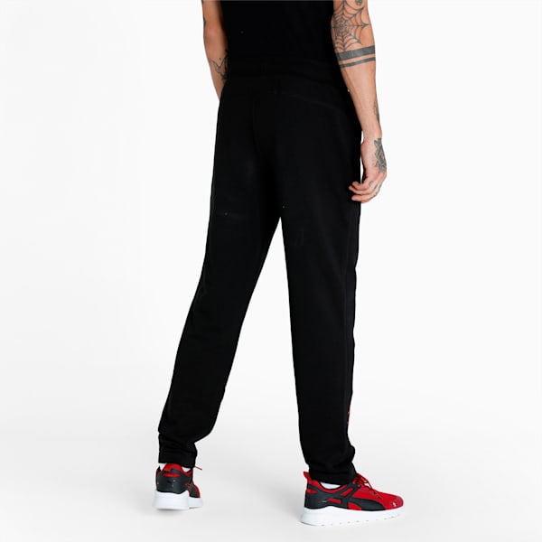 Men's Regular Fit Knitted Pants, Puma Black, extralarge-IND