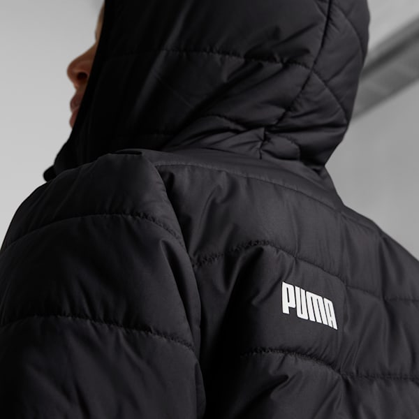 Essentials Padded Youth Regular Fit Jacket, Puma Black, extralarge-IND