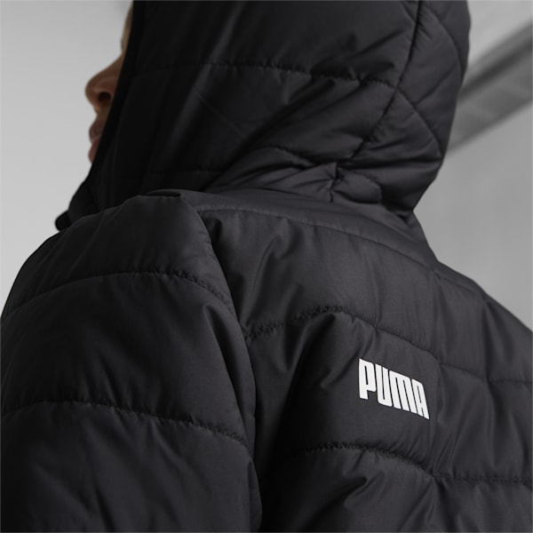 Youth Regular Fit Padded Jacket, Puma Black, extralarge-IND