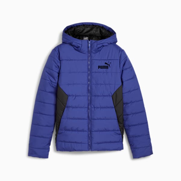 Essentials Padded Boys' Jacket, Lapis Lazuli, extralarge