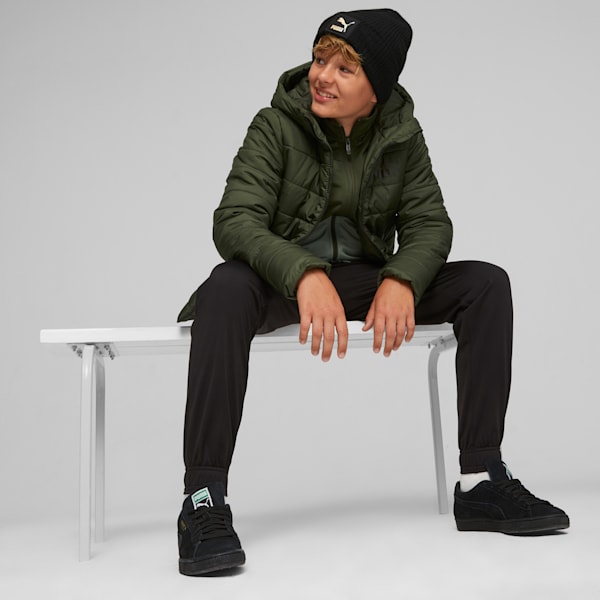 Essentials Padded Jacket Youth, Myrtle, extralarge-GBR