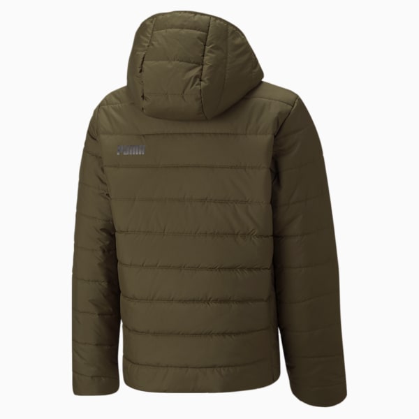 Essentials Padded Jacket Youth, Deep Olive, extralarge-GBR