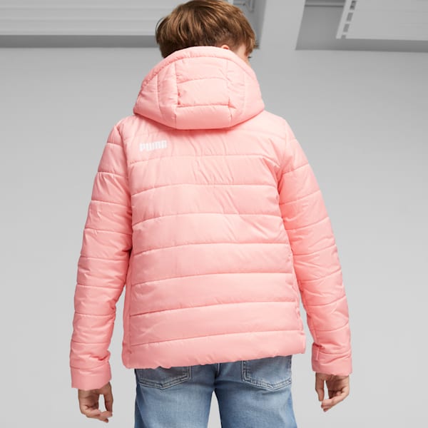 キッズ ESS フーデッド 中綿 ジャケット 116-152cm, Peach Smoothie, extralarge-JPN