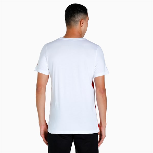 PUMA x one8 Colorblock Men's Slim Fit T-Shirt, Puma White, extralarge-IND