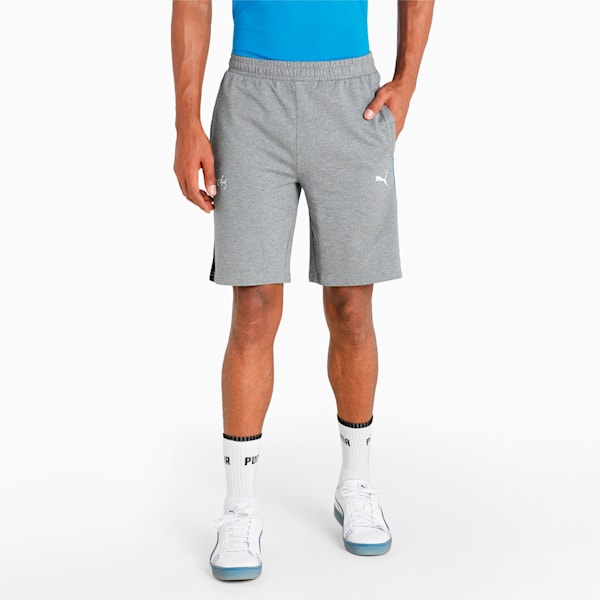 PUMA x one8 Men's Contrast Shorts, Medium Gray Heather, extralarge-IND