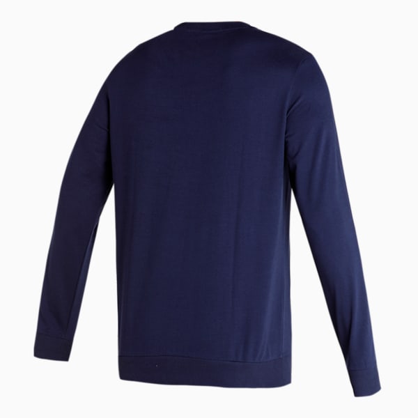 PUMA x one8 Logo Crew Men's Sweat Shirt, Peacoat, extralarge-IND