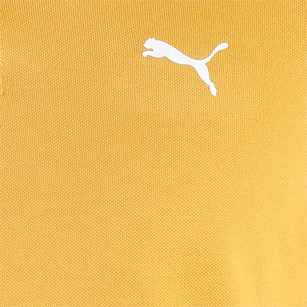 PUMA x one8 Printed Men's Slim Fit Polo, Mineral Yellow, extralarge-IND