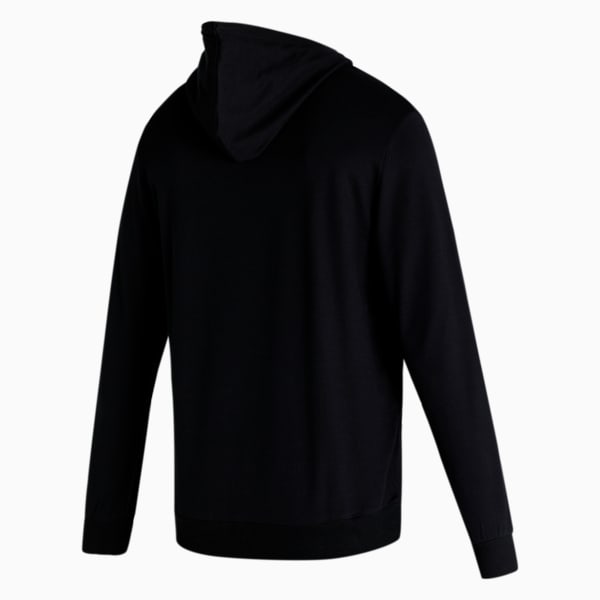 Graphic Men's Regular Fit Hoodie, Puma Black, extralarge-IND
