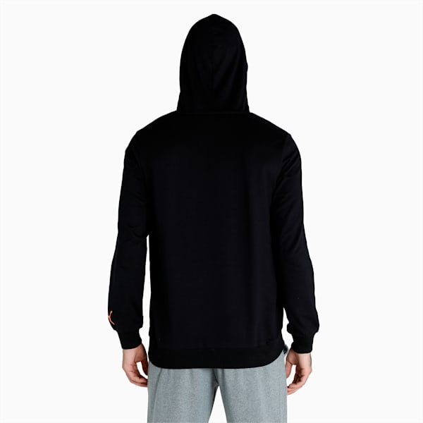 Graphic Men's Regular Fit Hoodie, Puma Black, extralarge-IND