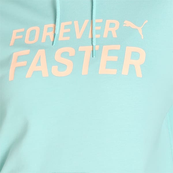 Forever Faster Women's Regular Fit Hoody, Eggshell Blue, extralarge-IND