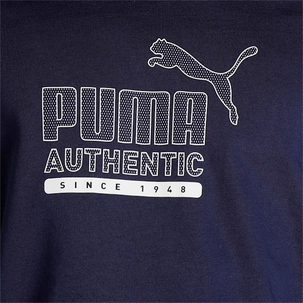 Puma Graphic Men's Regular Fit Hoodie, Peacoat, extralarge-IND