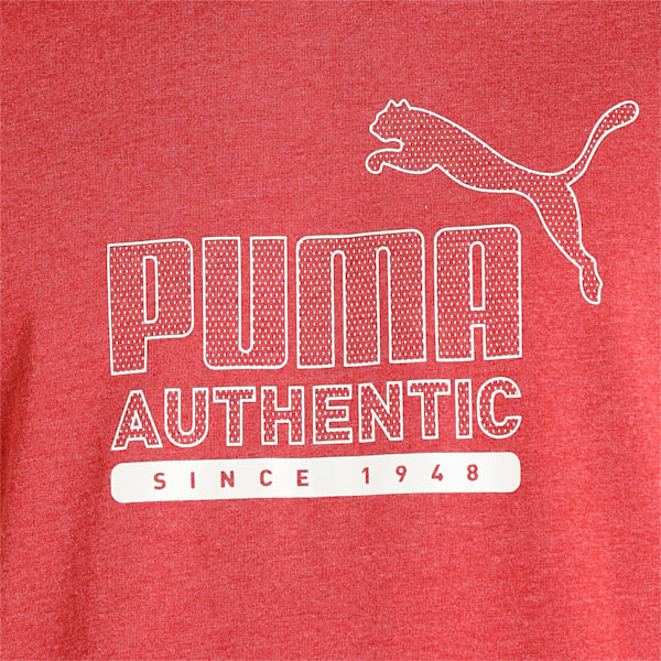 PUMA Authentic Men's T-Shirt, Intense Red