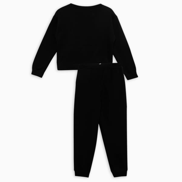 Loungewear Youth Sweat Set, Puma Black, extralarge-IND