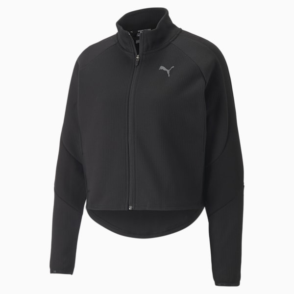 Evostripe Women Relaxed Fit Track Jacket, Puma Black, extralarge-IND