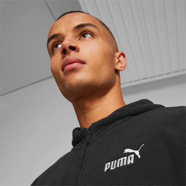 Power Full-Zip Men's Hoodie, Puma Black, extralarge-IND