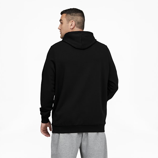 Classics Logo Men's Hoodie Big And Tall, Puma Black, extralarge