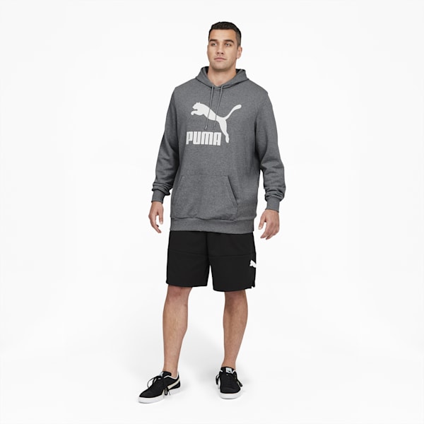 Classics Logo Men's Hoodie Big And Tall, Medium Gray Heather, extralarge