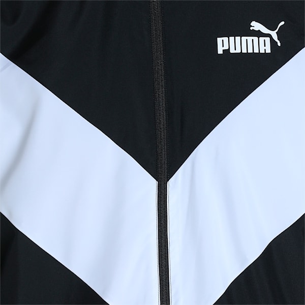 PUMA Woven Men's Regular Fit Track Suit, Puma Black, extralarge-IND