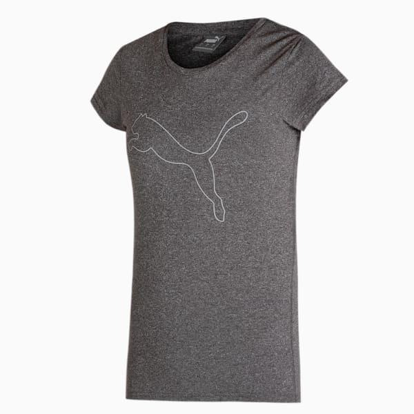 Active Heather Women's Slim Fit T-Shirt, Dark Gray Heather, extralarge-IND
