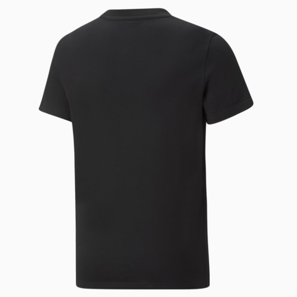Alpha Kids' Graphic Tee, Puma Black, extralarge