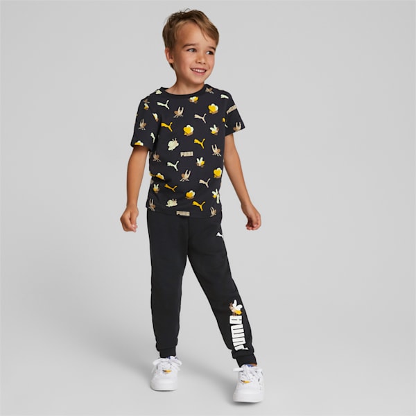 SMALL WORLD T-Shirt Kids, Puma Black, extralarge-IND