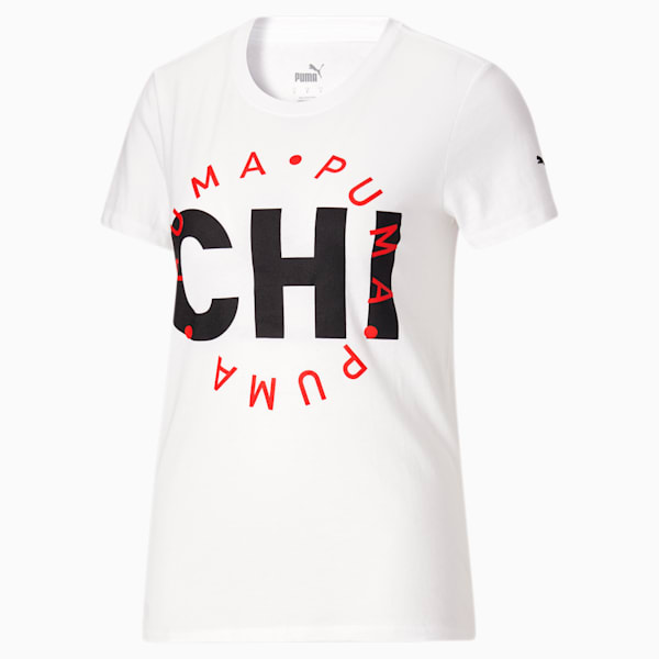 Chicago Women's City Tee, Puma White, extralarge
