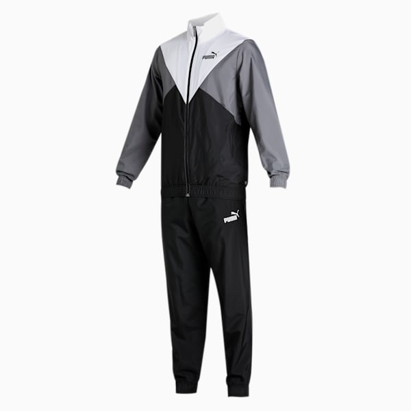 CB Retro Woven Men's Track Suite, Puma Black, extralarge-IND