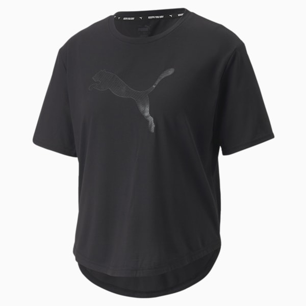 Day in Motion Women's Relaxed Fit T-Shirt, Puma Black, extralarge-AUS
