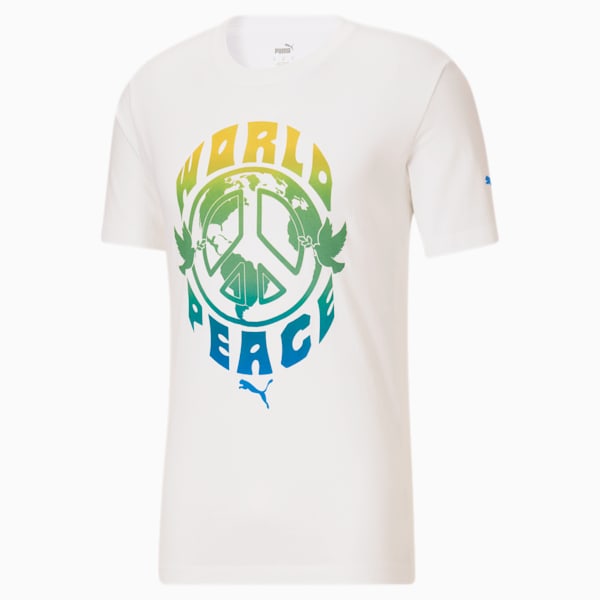 World Peace Men's Tee, Puma White, extralarge