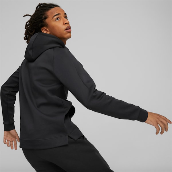 Day in Motion Men's Regular Fit Hoodie, Puma Black, extralarge-IND
