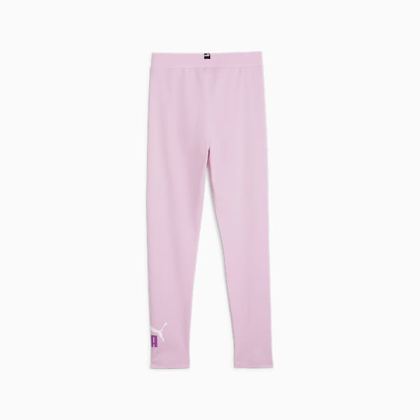 Essentials Logo Big Kids' Leggings, Grape Mist, extralarge