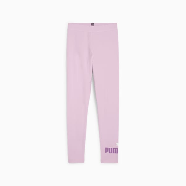 Essentials Logo Big Kids' Leggings, Grape Mist, extralarge