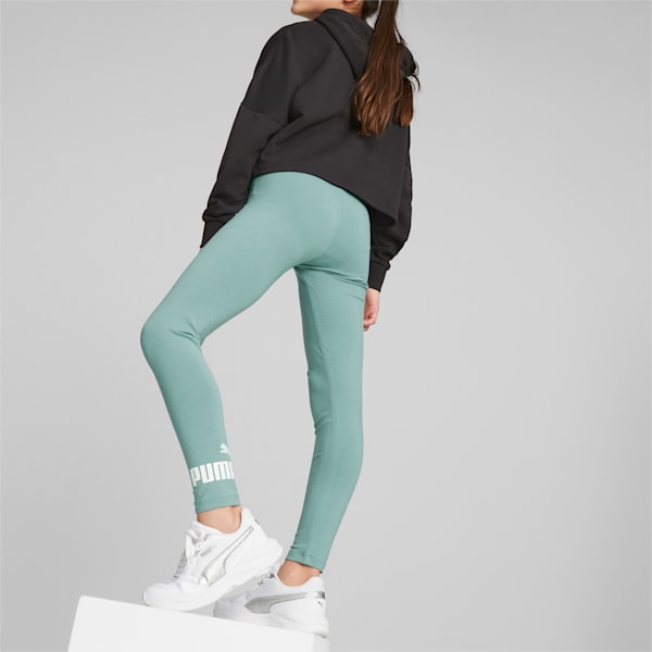 Essential Logo Youth Tights, Adriatic, extralarge-IND