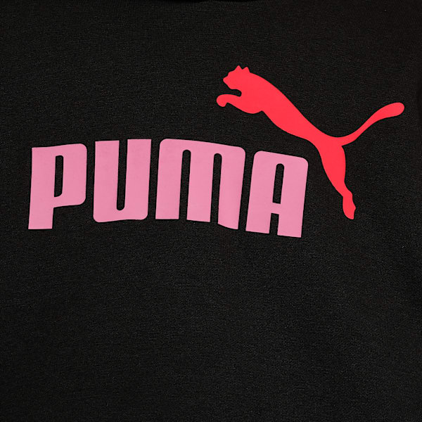 Essentials Logo Youth Cropped Hoodie, PUMA Black, extralarge-IND