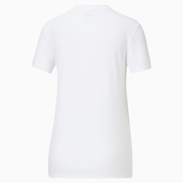 Tye-Dye Fill Logo Women's Graphic Tee, Puma White, extralarge