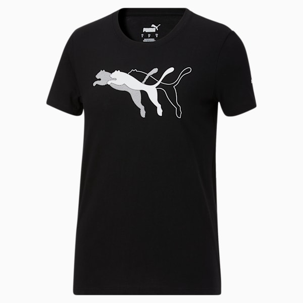 Cat Logo Overlap Women's Graphic Tee | PUMA