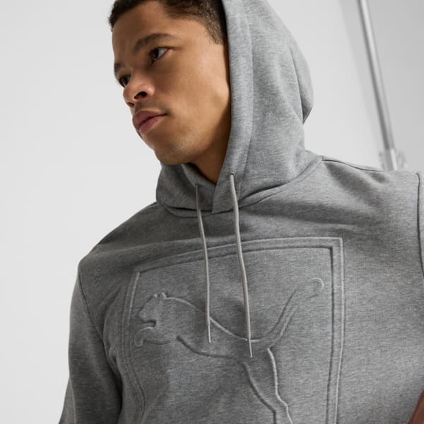 Chandail à capuchon ESS Homme, Medium Gray Heather, extralarge