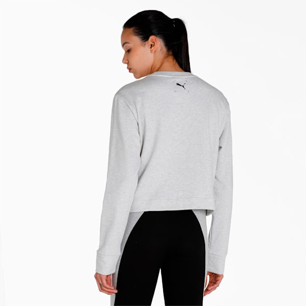 NU-TILITY Crew Relaxed Fit Women's Sweat Shirt, Puma White, extralarge-IND
