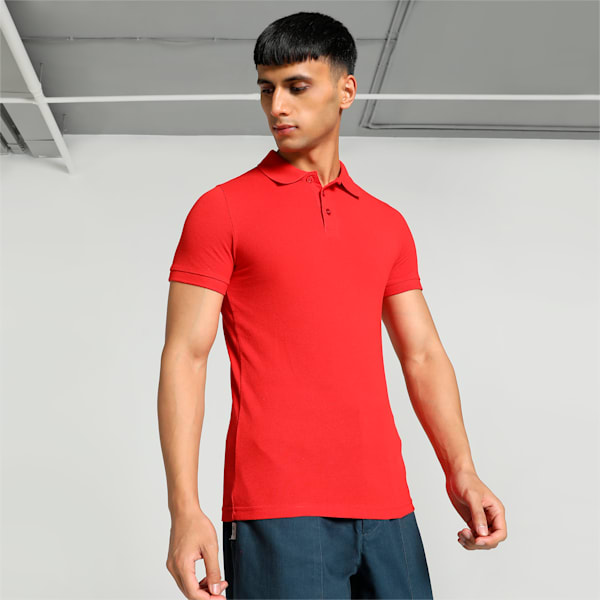 Men's Archive Slim Fit Polo, Puma Red, extralarge-IND