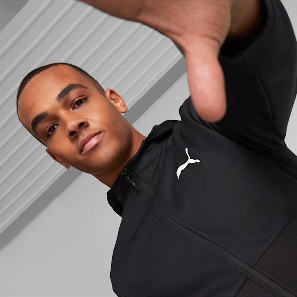 Open Road Full-Zip Men's Regular Fit Hoodie, Puma Black, extralarge-IND
