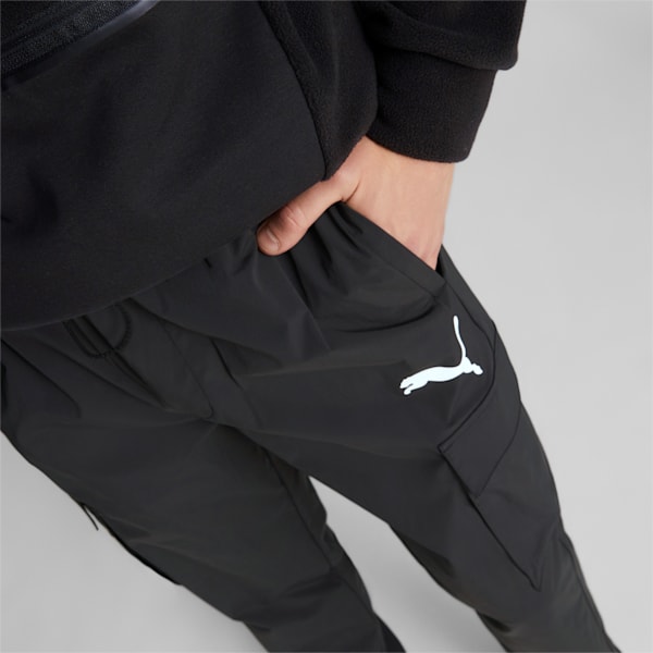 Open Road Woven Men's Regular Fit Trackpants, Puma Black, extralarge-IND