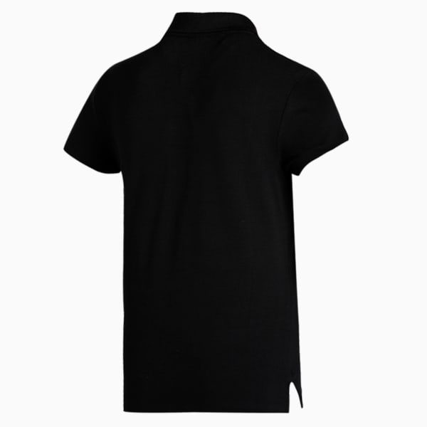 Essential Pique Women's Regular Fit Polo, Puma Black, extralarge-IND
