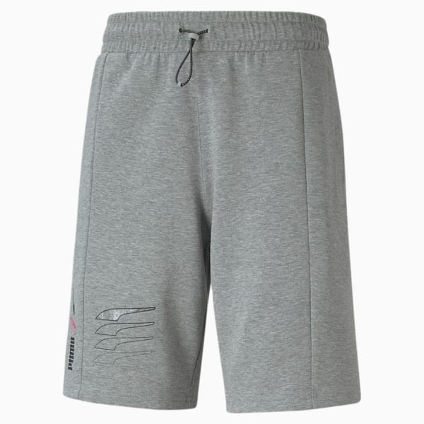 RAD/CAL Men's Regular Fit Shorts, Medium Gray Heather, extralarge-IND